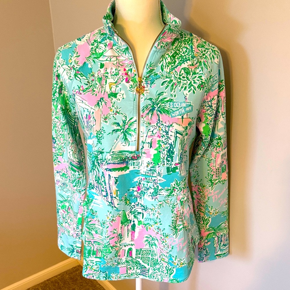 Lilly Pulitzer skipper popover in Lilly loves Palm Beach